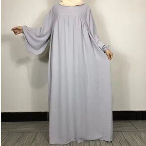 Grey abaya